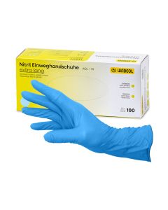 Nitril Einweghandschuhe extra lang