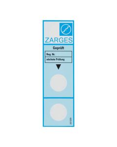 Zarges Prüfaufkleber