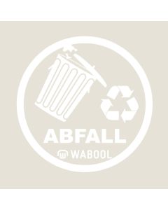 Kleber «ABFALL» Ø 10,5 cm