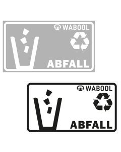 Kleber «ABFALL»