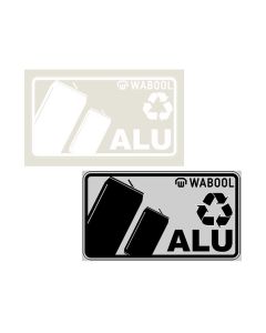 Kleber «ALU» 18 x 10 cm