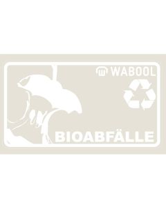Kleber «BIOABFÄLLE» 18 x 10 cm