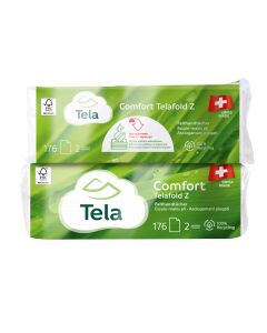 Tela Papier-Falthandtuch Z-Falz, 2-lagig