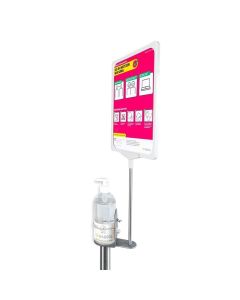 Plakatrahmenhalter mit Platte /N