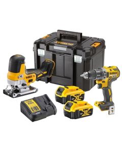 DeWalt Akku Stichsäge/Bohrschrauber Set, 18V /A