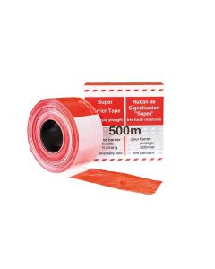 Absperrband rot/weiss 500m