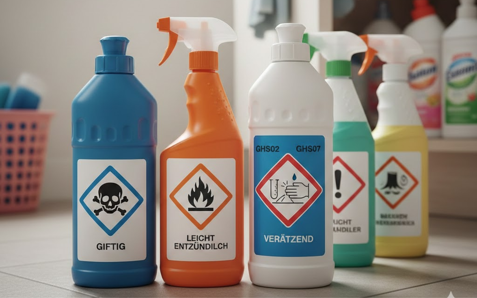 Übersicht Gefahrensymbole