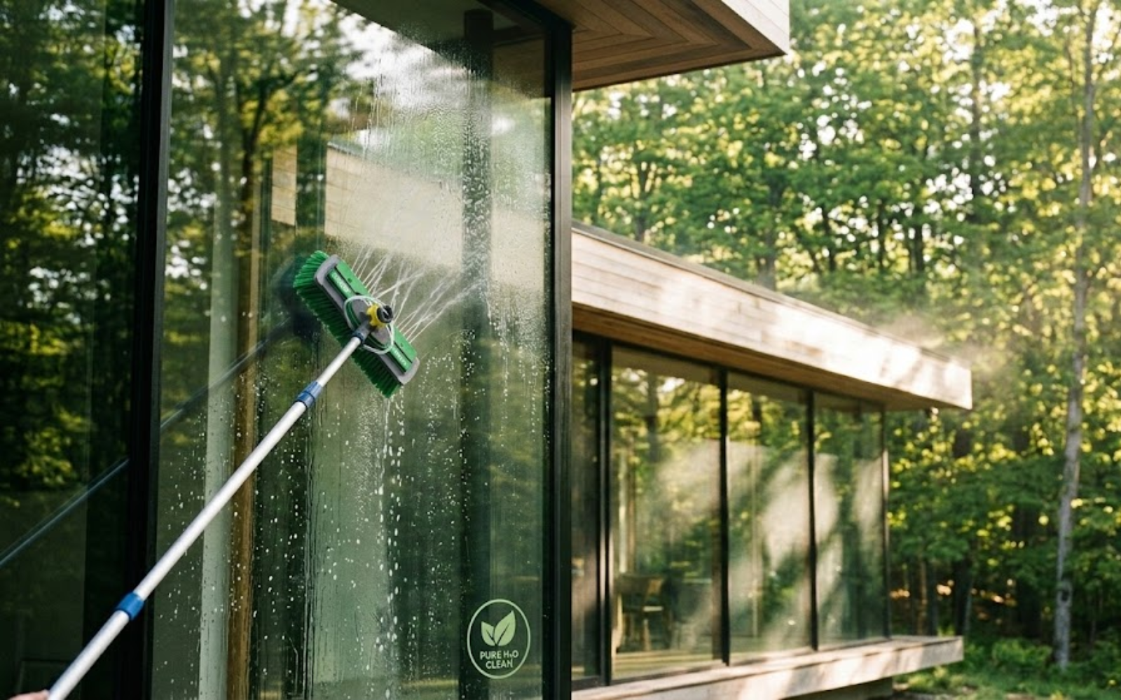 Streifenfreies Reinigen mit Reinwasser